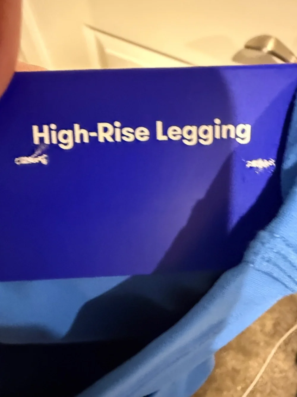 Bright Blue High-Waist Active Leggings - Picture 8 of 9